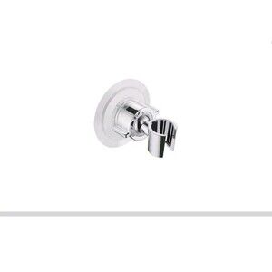 Chrome 360 Adjustable Shower Head Holder Suction Cup Handheld Wall Mount